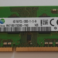 4GB Laptop RAM Samsung PC3L - 12800S DDR3L M471B51