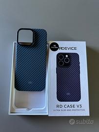 Cover Iphone 16 Pro Max Carbon blu nuova e vetrini