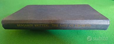 B.Britten  The rape of Lucrezia opera full score