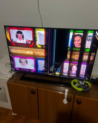 TV Samsung 43" AU9000 SCHERMO ROTTO (Per pezzi di