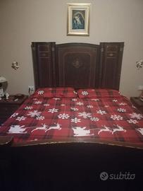 Letto Matrimoniale in Ferro Battuto Vintage '900