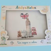 Coperta neonato tema Londra Andy & Helen