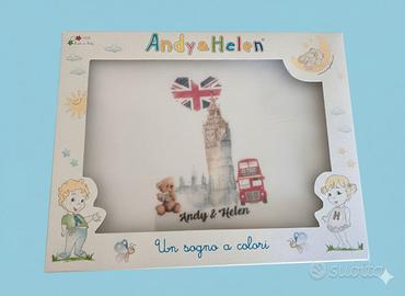 Coperta neonato tema Londra Andy & Helen