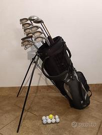 SET DA GOLF SACCA E BASTONI
