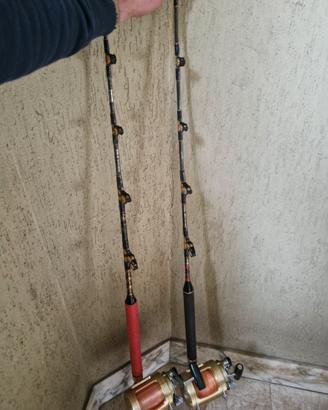 CANNE SHIMANO TIAGRA XTR 50LB & 2 MULINELLI TIAGRA