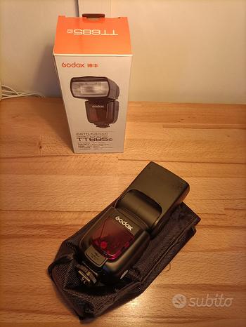 Flash Godox tt 685c compatibile con canon