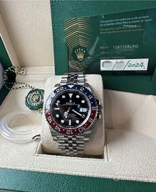 Rolex GMT PEPSI 126710BLRO NUOVO 2024