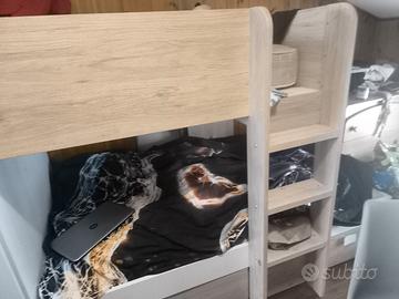 letto a castello on legno