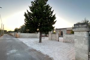 Villetta da rifinire con terreno e ulivi in Puglia