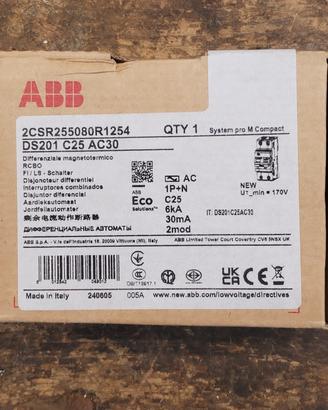 Abb interruttore salvavita 
