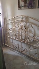 letto in ferro battuto+cyclette