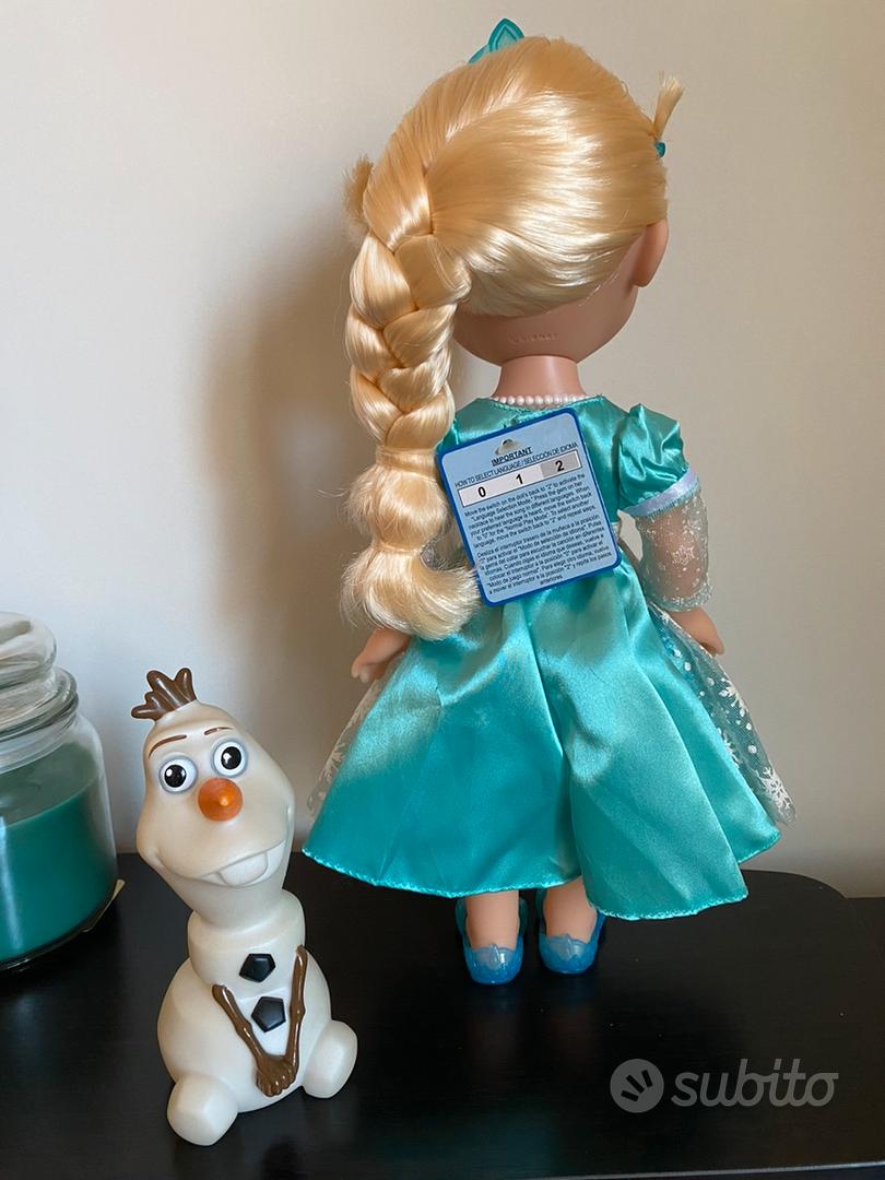 Bambola Elsa cm 40 Frozen Disney Store EDIZIONE LIMITATA si illumina e canta