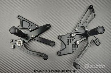 Pedane arretrate MV AGUSTA F4 750 1000 1078 1999