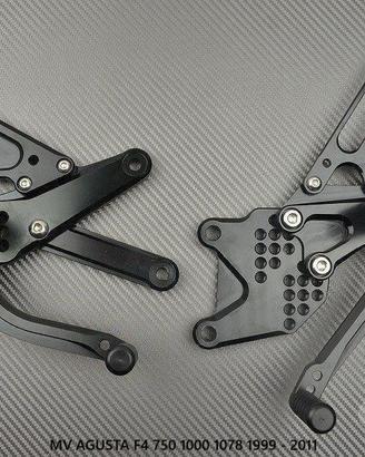 Pedane arretrate MV AGUSTA F4 750 1000 1078 1999
