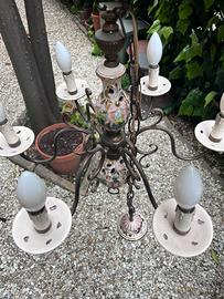 Lampadario da interno vintage