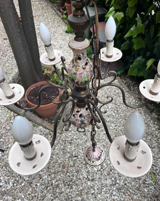 Lampadario da interno vintage