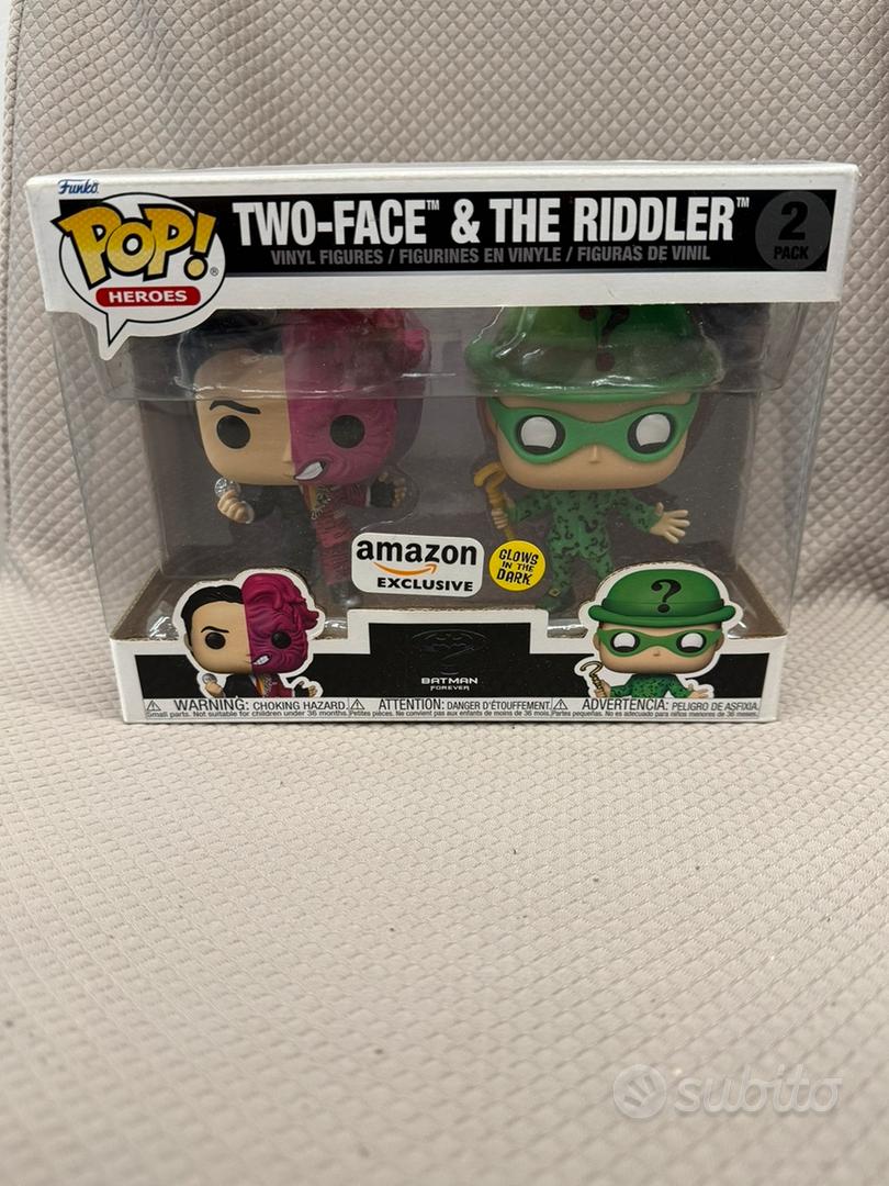 Funko pop two face & the riddler 2 pack Amazon - Collezionismo In ...
