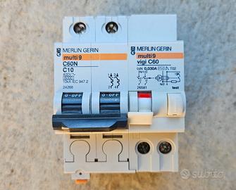 Magetotermico differenziale 0,030A Merlin Gerin m