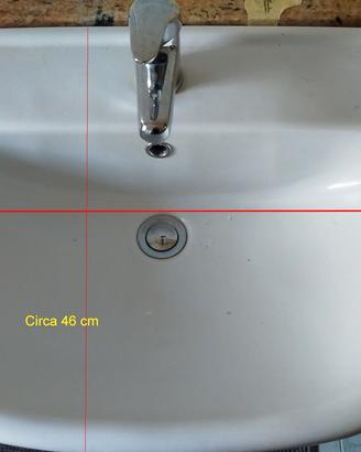 Lavabo bagno da incasso completo