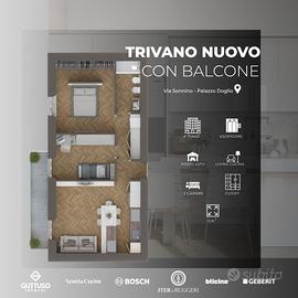 Elegante trivano zona Palazzo Doglio