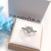 Anello originale pandora cuore in rilievo