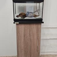 Kit completo acquario, mobile, filtro, accessori