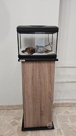 Kit completo acquario, mobile, filtro, accessori