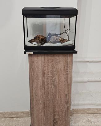 Kit completo acquario, mobile, filtro, accessori