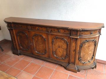 Credenza a 5 ante barocca artigianato Lombardo