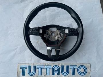 Volante VW Golf 6 2009 eco pelle con comandi