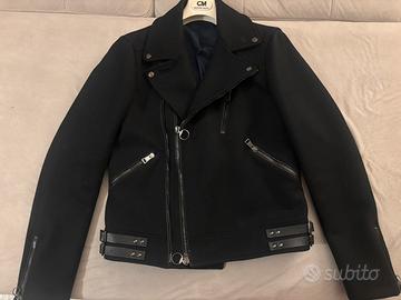 Gucci Vintage Giacca Uomo Lana e Pelle
