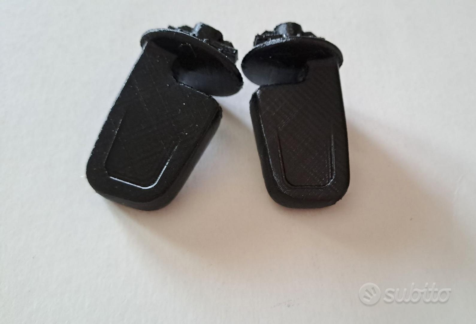 6 Clip Per Bagagliaio Auto – Staffe Per Gancio E Corde Per Jeep Compass I (MK) 2011-2016, In Plastica Resistente, Impermeabili, Fissaggio Sicuro