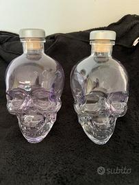 Bottiglia vuota teschio Crystal Head vodka