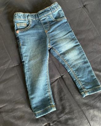 Jeans neonata 9/12 mesi