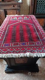 tappeto da preghiera afgano in lana