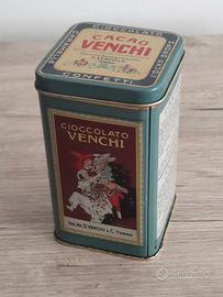Scatola latta vintage Cacao Venchi
