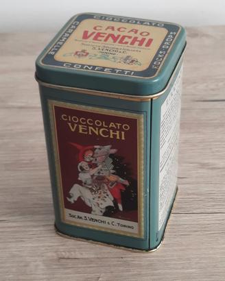 Scatola latta vintage Cacao Venchi