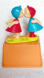 Vecchio giocattolo meccanico Love Bank