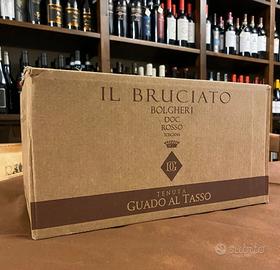 IL BRUCIATO 2024 6 Bottiglie Vino Rosso Bolgheri