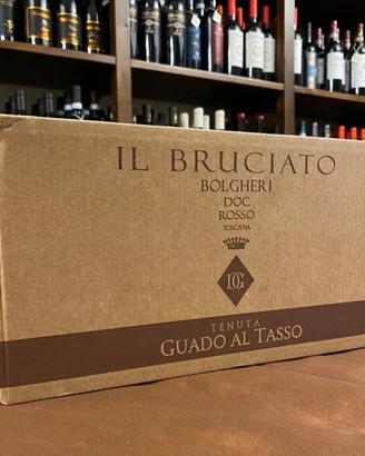 IL BRUCIATO 2024 6 Bottiglie Vino Rosso Bolgheri