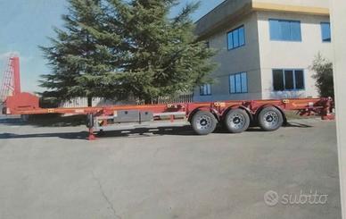 Semirimorchio portacontainer ribaltabile