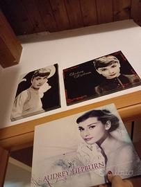 3 stampe su tela Audrey Hepburn