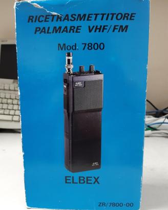 Ricetrasmittente VHF FM Elbex 7800