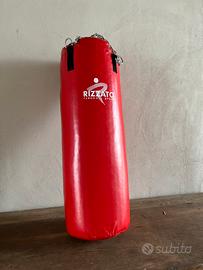 sacco da boxe rizzato con supporto