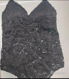 Body in pizzo nero