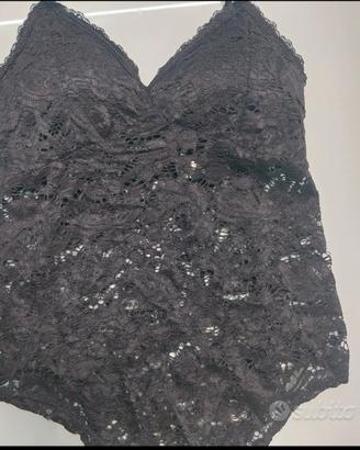 Body in pizzo nero