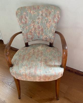 Poltrona anni '40 art déco