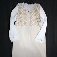 Cardigan lungo Stefanel Taglia L Beige Crema
