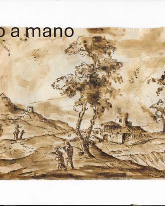 copia disegno antico paesaggio settecento veneto