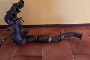 Collettore scarico+catalizzatori Alfa Romeo 147